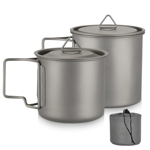 Ultralight Titanium Cup Outdoor Portable Camping Picnic Water Cup Mug