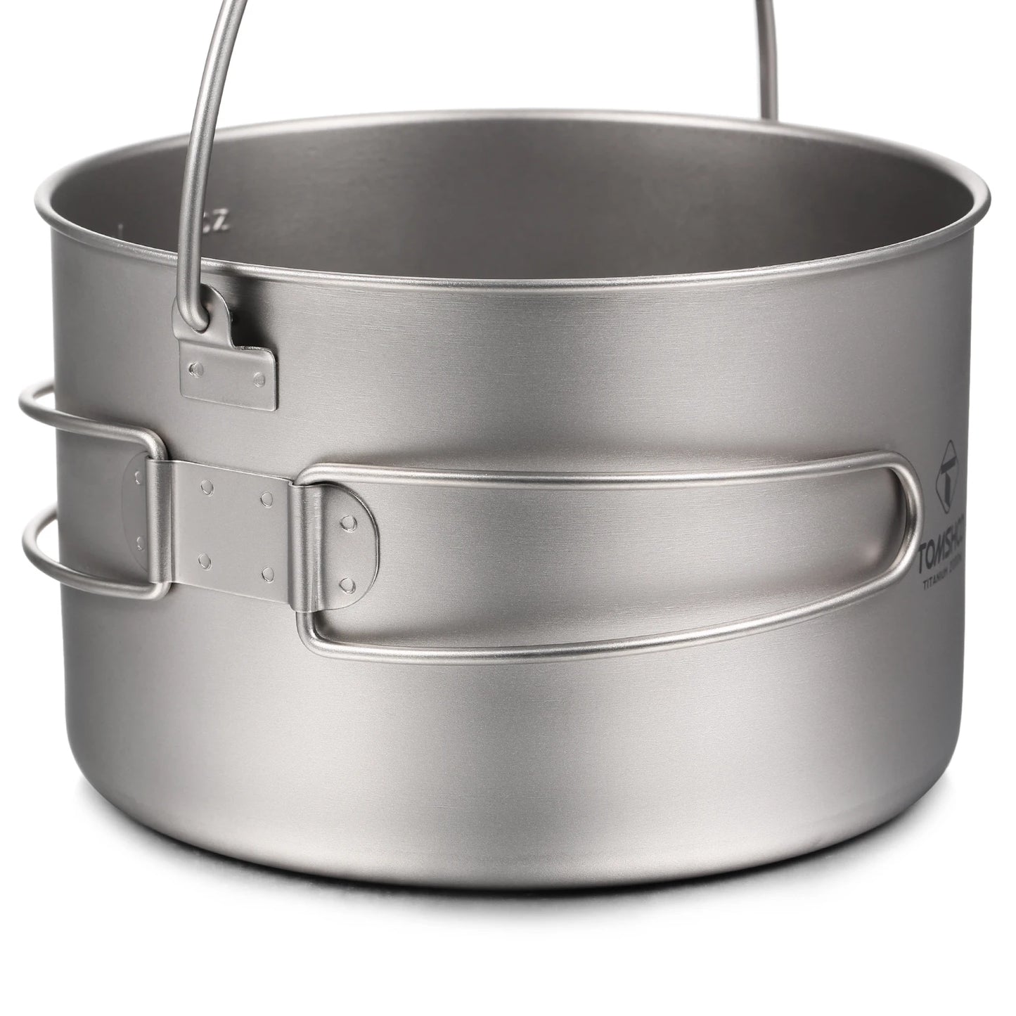 TOMSHOO Camping Cookware Titanium Pot 0.75L/0.9L/1.1L/1.6L/2L/2.8L