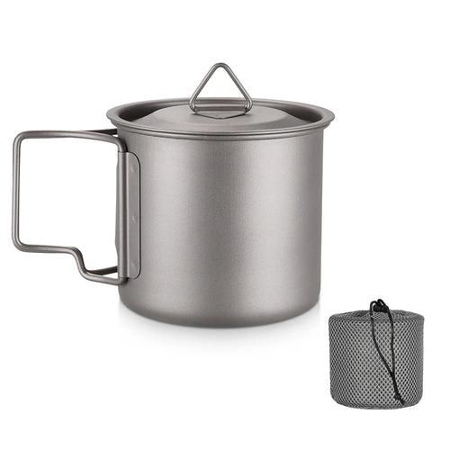 Ultralight Titanium Cup Outdoor Portable Camping Picnic Water Cup Mug