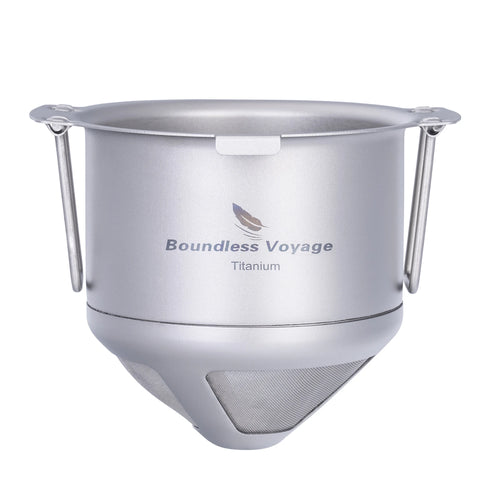 Boundless Voyage Titanium Reusable Coffee Filter Paperless Coffee
