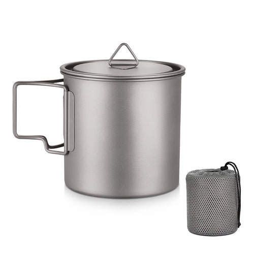 Ultralight Titanium Cup Outdoor Portable Camping Picnic Water Cup Mug