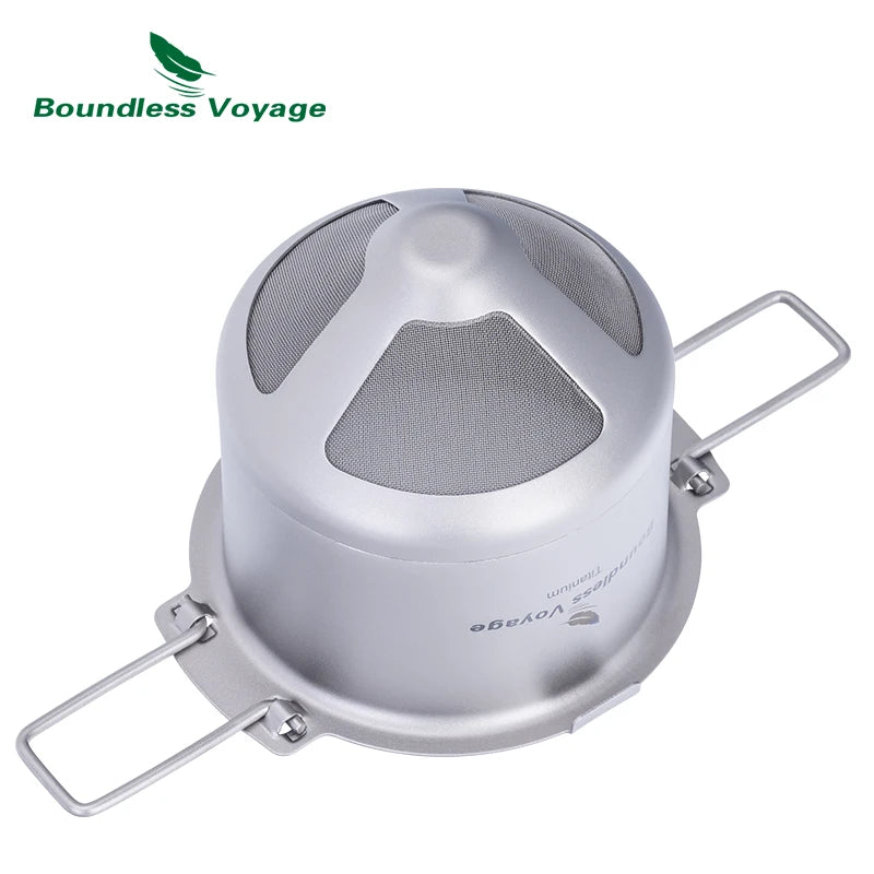 Boundless Voyage Titanium Reusable Coffee Filter Paperless Coffee
