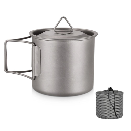 Ultralight Titanium Cup Outdoor Portable Camping Picnic Water Cup Mug