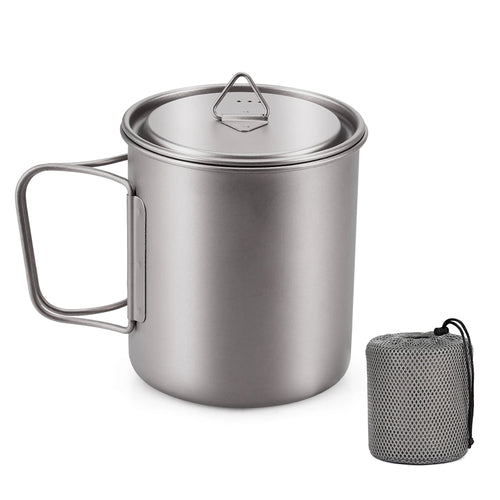 Ultralight Titanium Cup Outdoor Portable Camping Picnic Water Cup Mug
