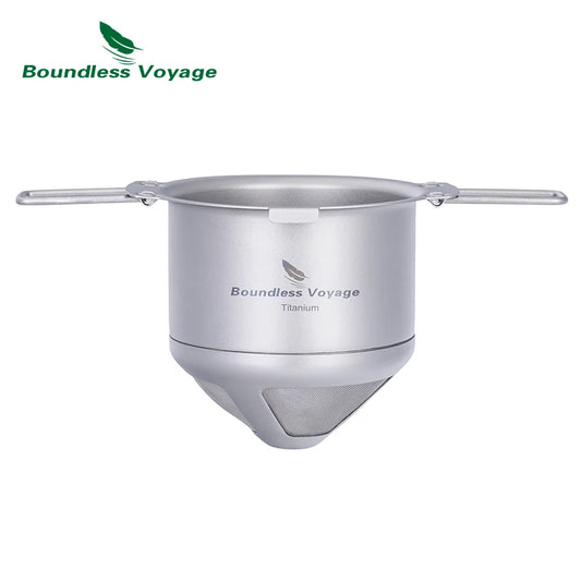 Boundless Voyage Titanium Reusable Coffee Filter Paperless Coffee