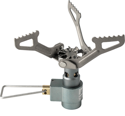 BRS-3000T Titanium Mini Camping Gas Burners 25g One-Piece Pocket Stove